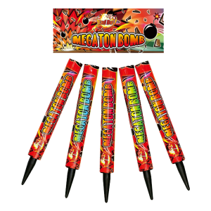Cut Price Fireworks Leicester Megaton - Bombs 5 Pack